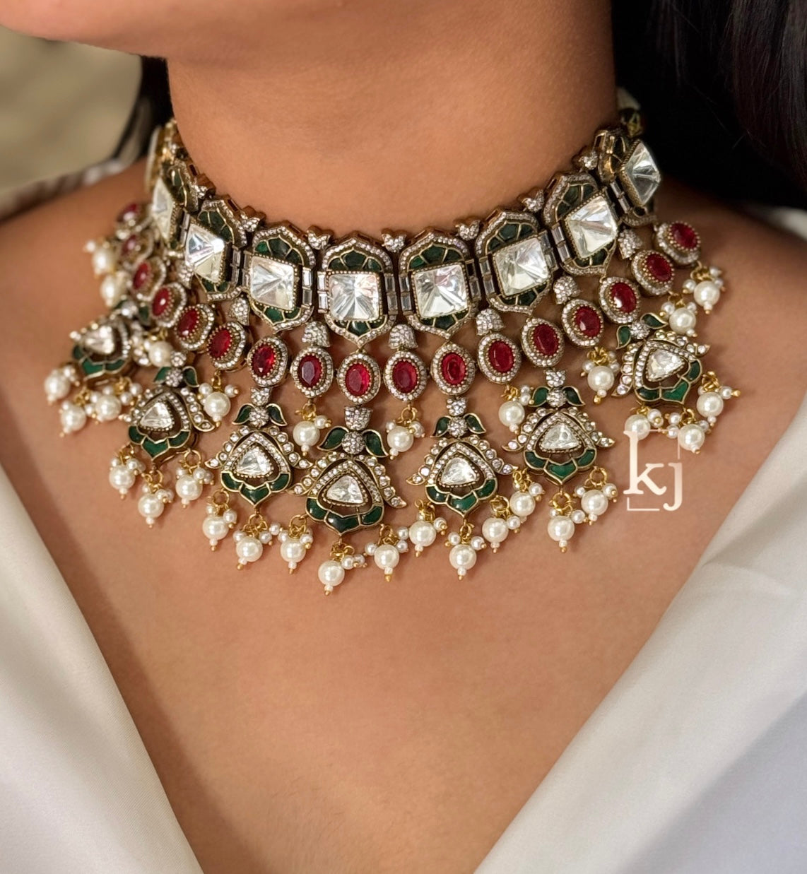 Emmeline choker bridal set