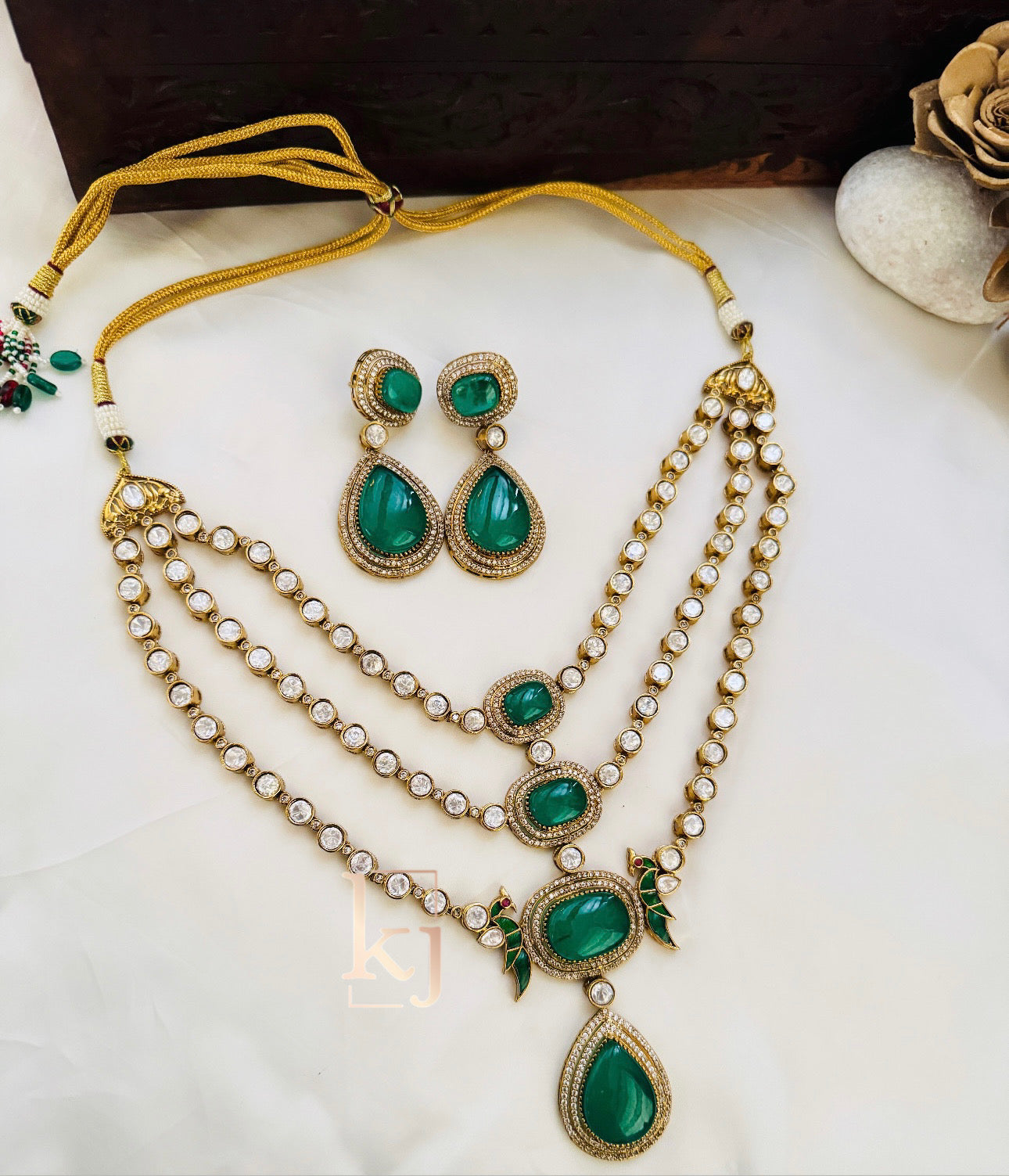 Naina 3 layer Necklace set