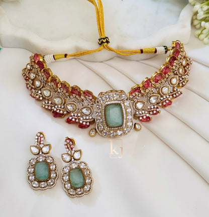 Firoza choker set