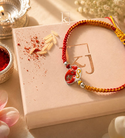 92.5 silver Shree Ganeshay rakhi