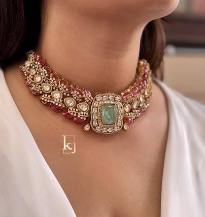 Firoza choker set