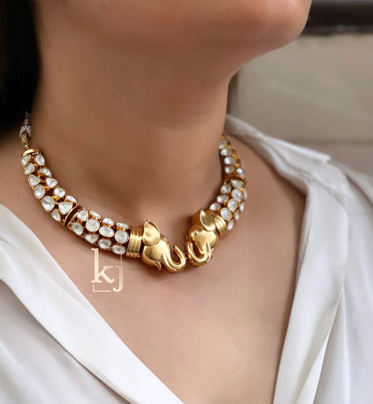 Elephant necklace set