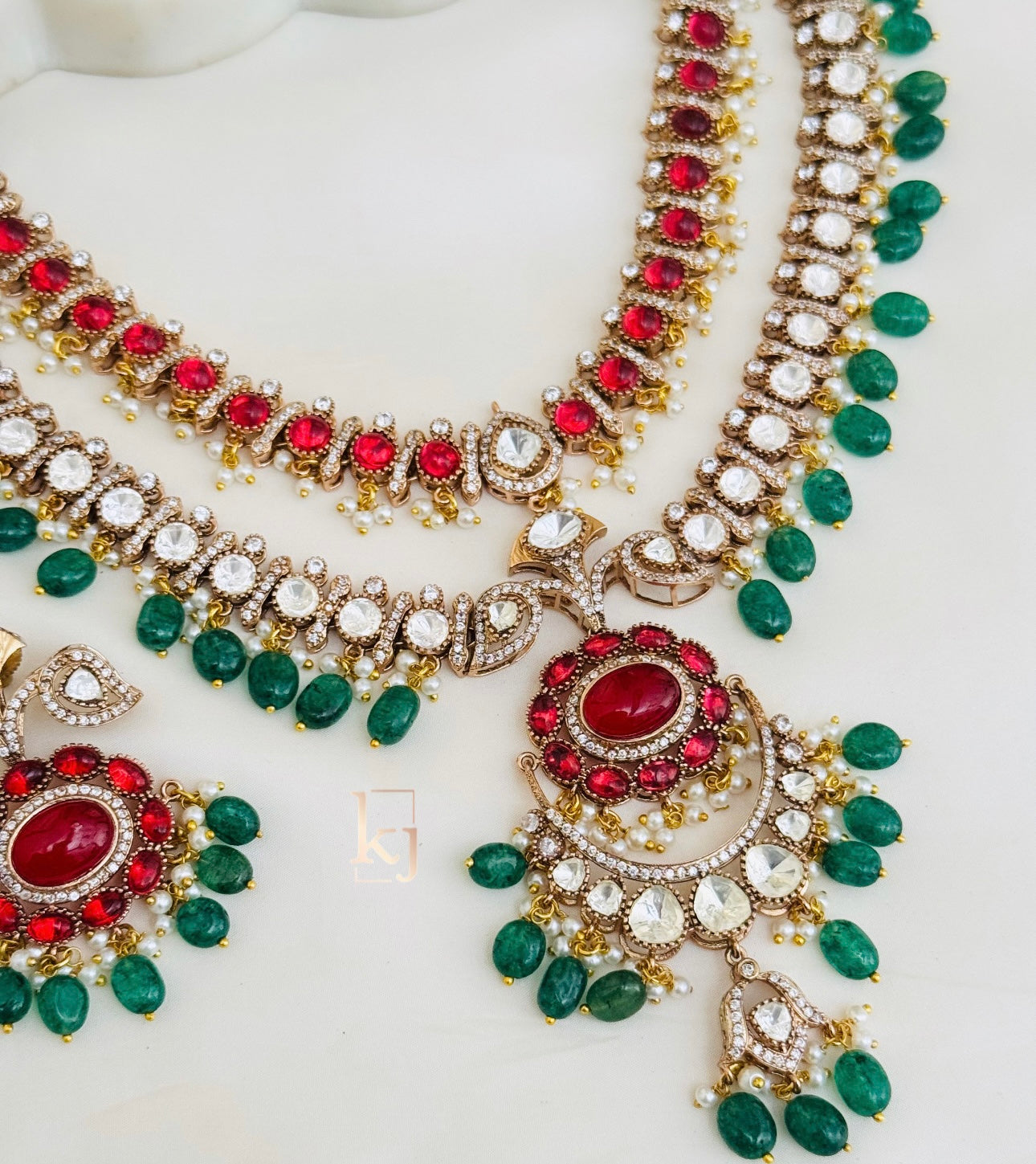 malika polki necklace set