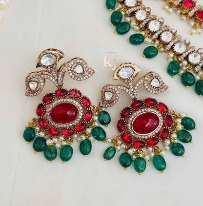 malika polki necklace set