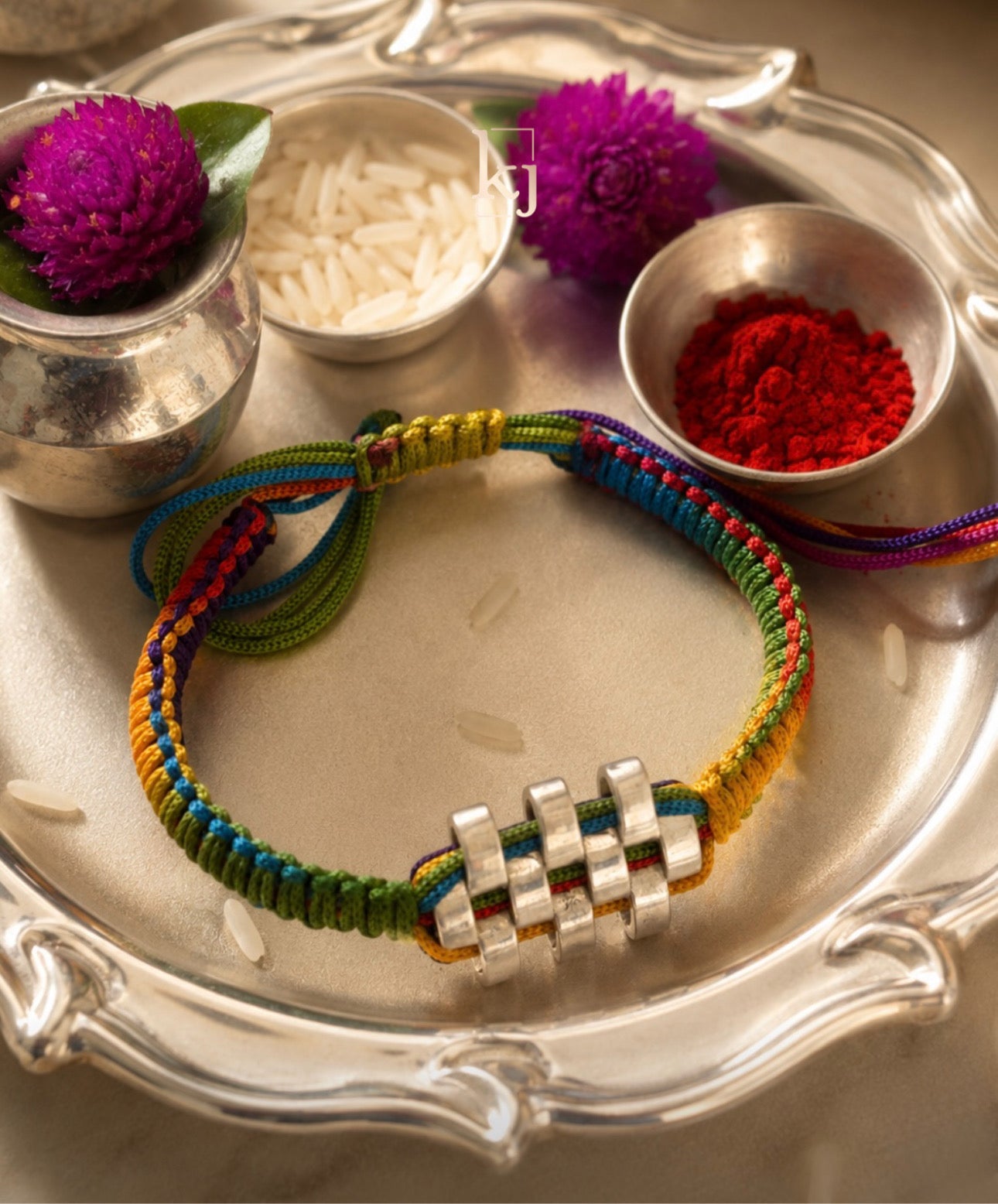 92.5 Silver enna Rakhi