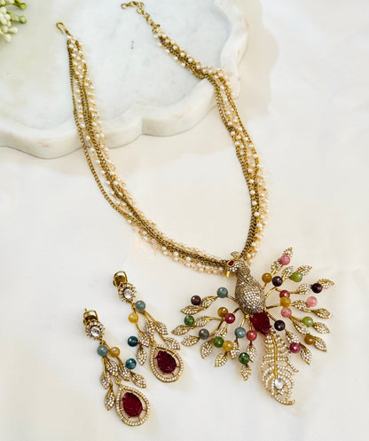 Noil pendant set