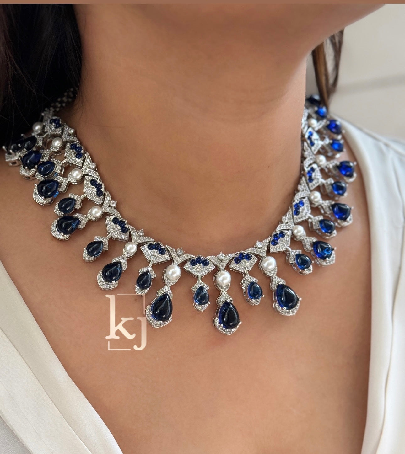 Periwinkle Blue Necklace set