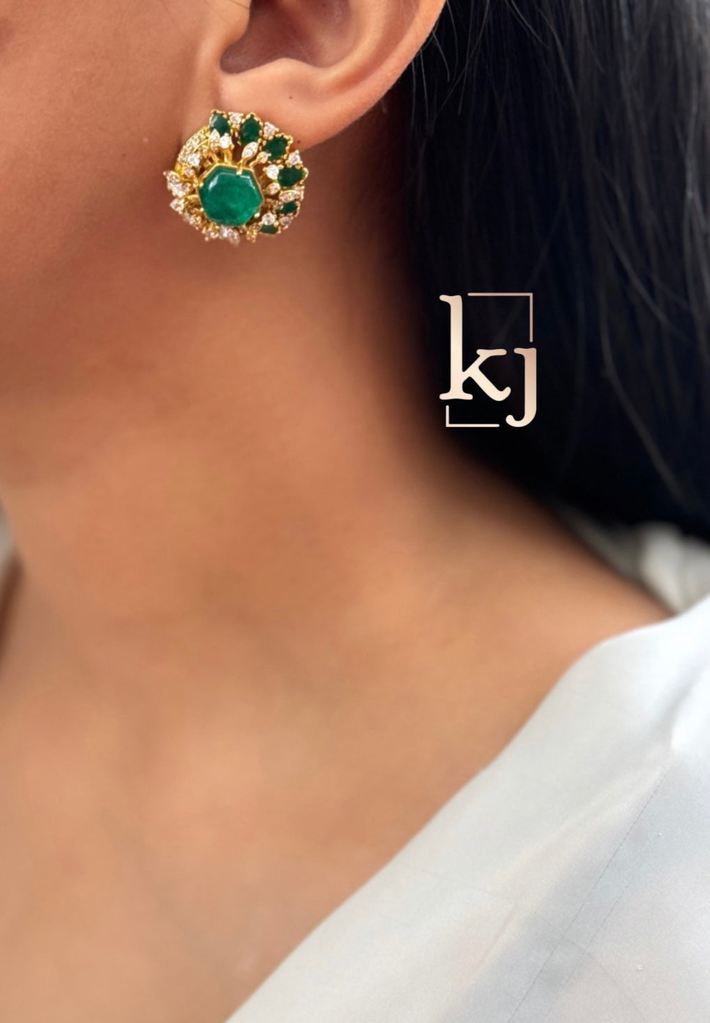 Ebony earrings set