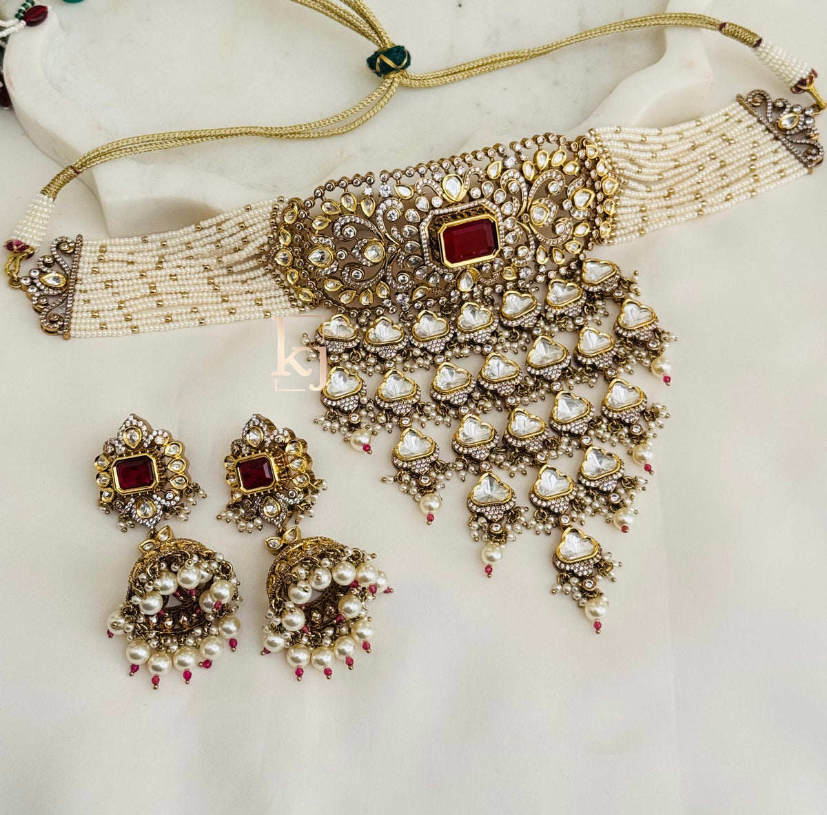Ginie bridal choker set
