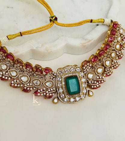 Firoza choker set