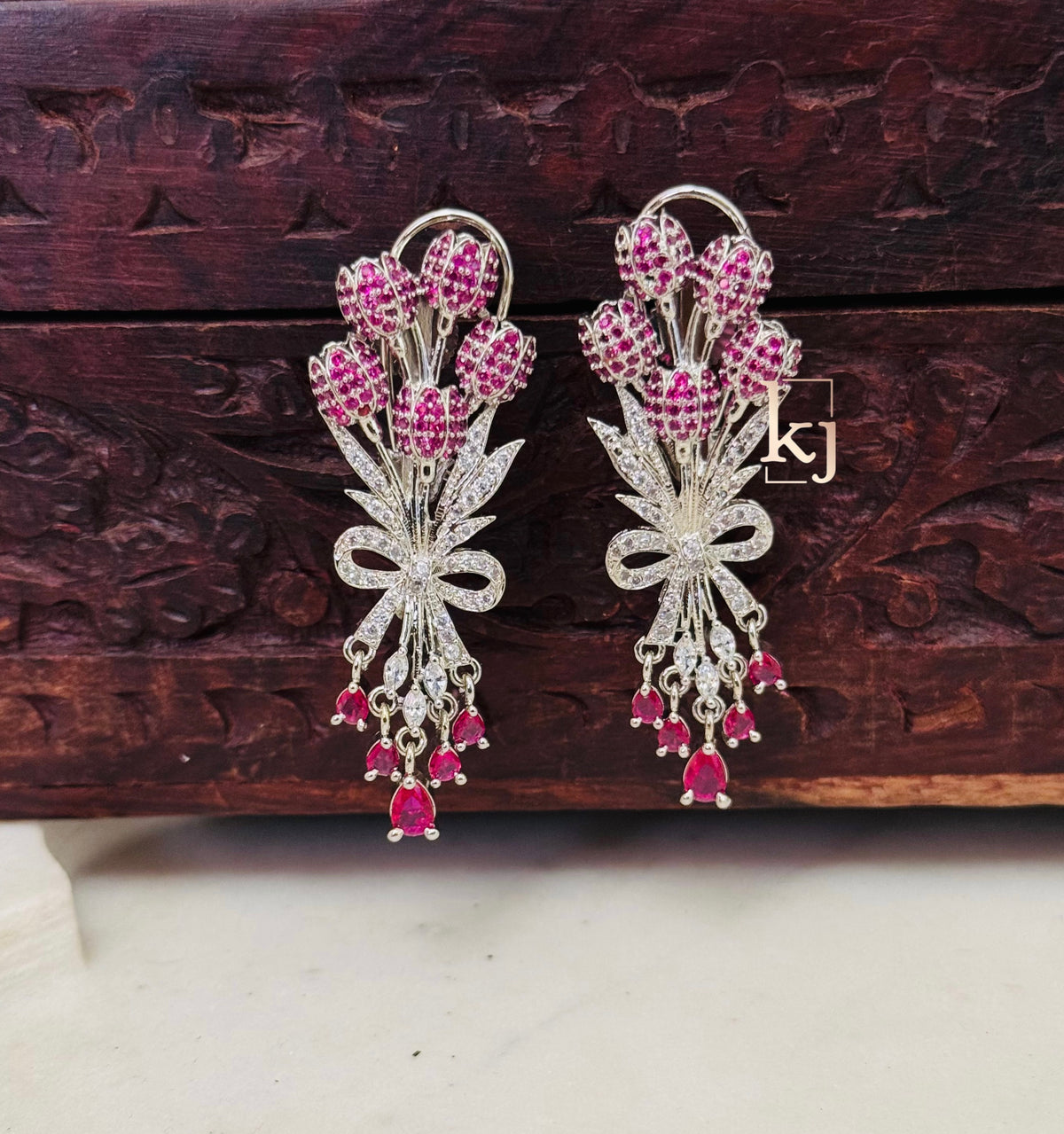 Tulips earrings set