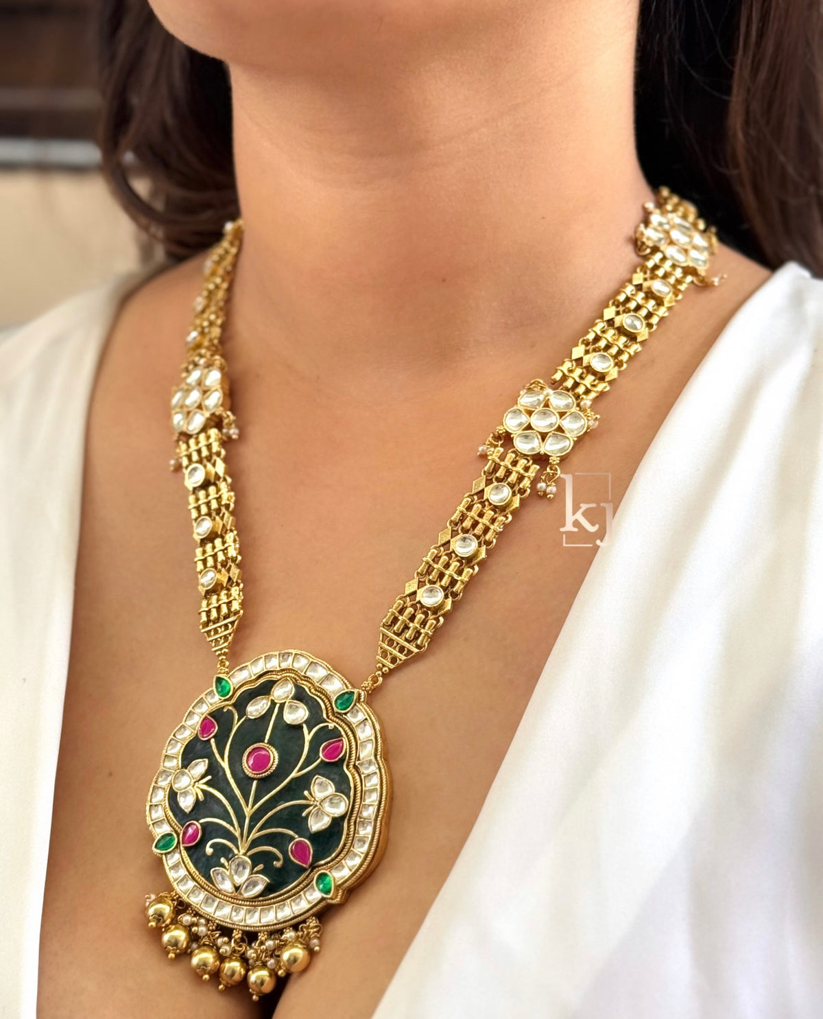 Sage pendant set
