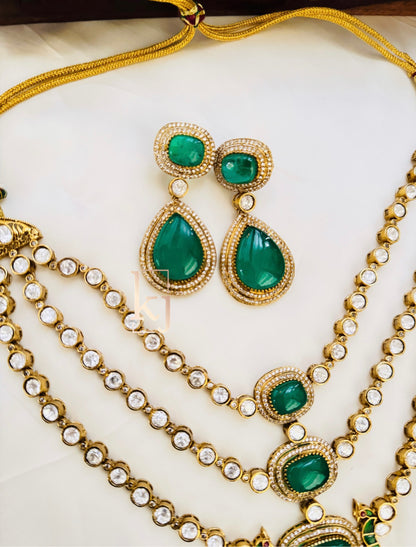 Naina 3 layer Necklace set