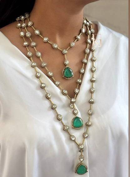 Zen three layers necklace set