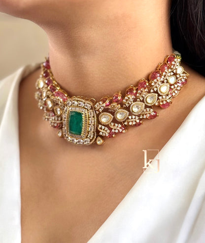 Firoza choker set
