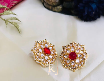 Alia kundan Traditional studs