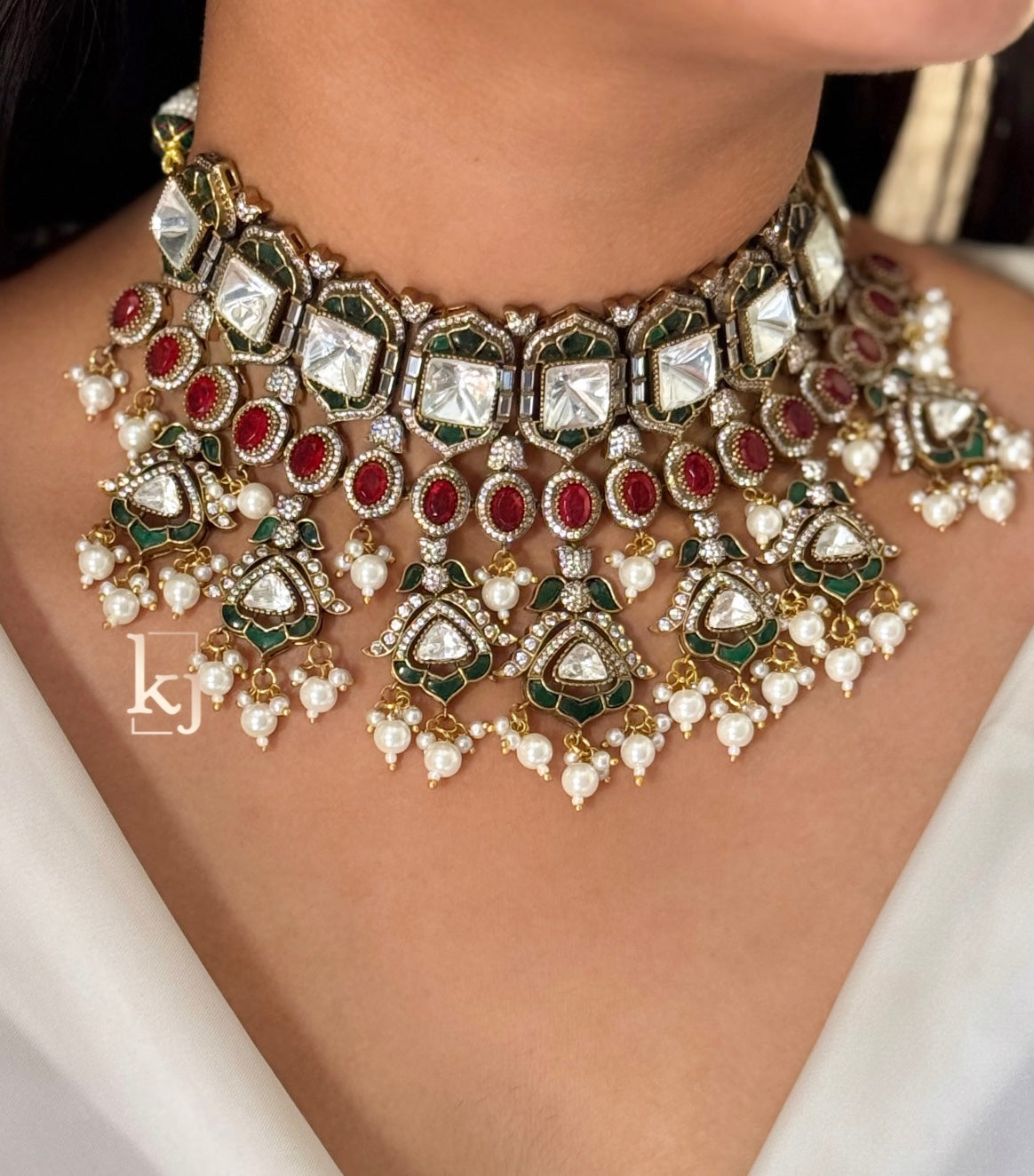 Emmeline choker bridal set