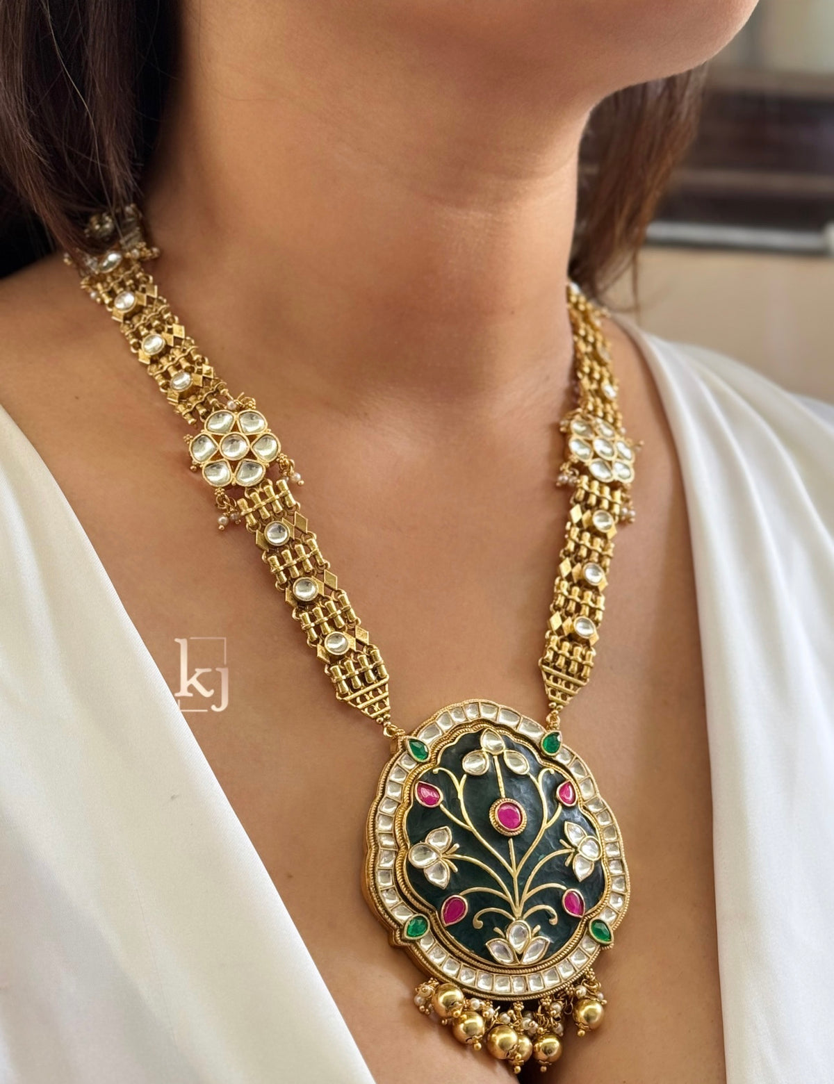 Sage pendant set
