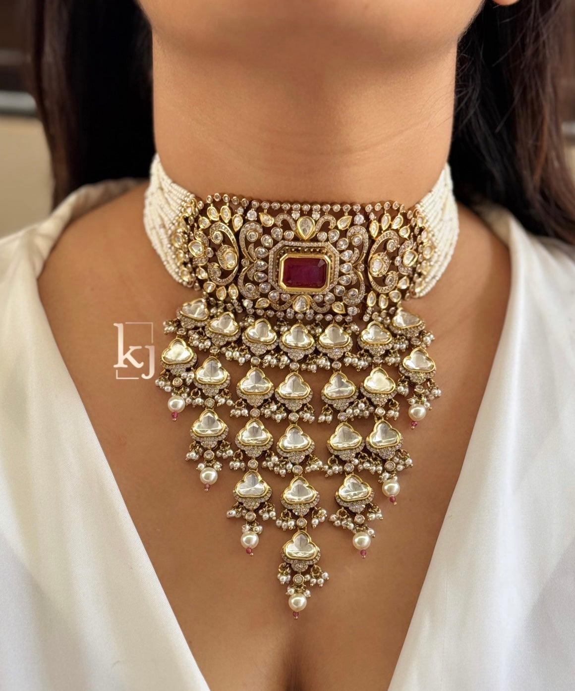 Ginie bridal choker set