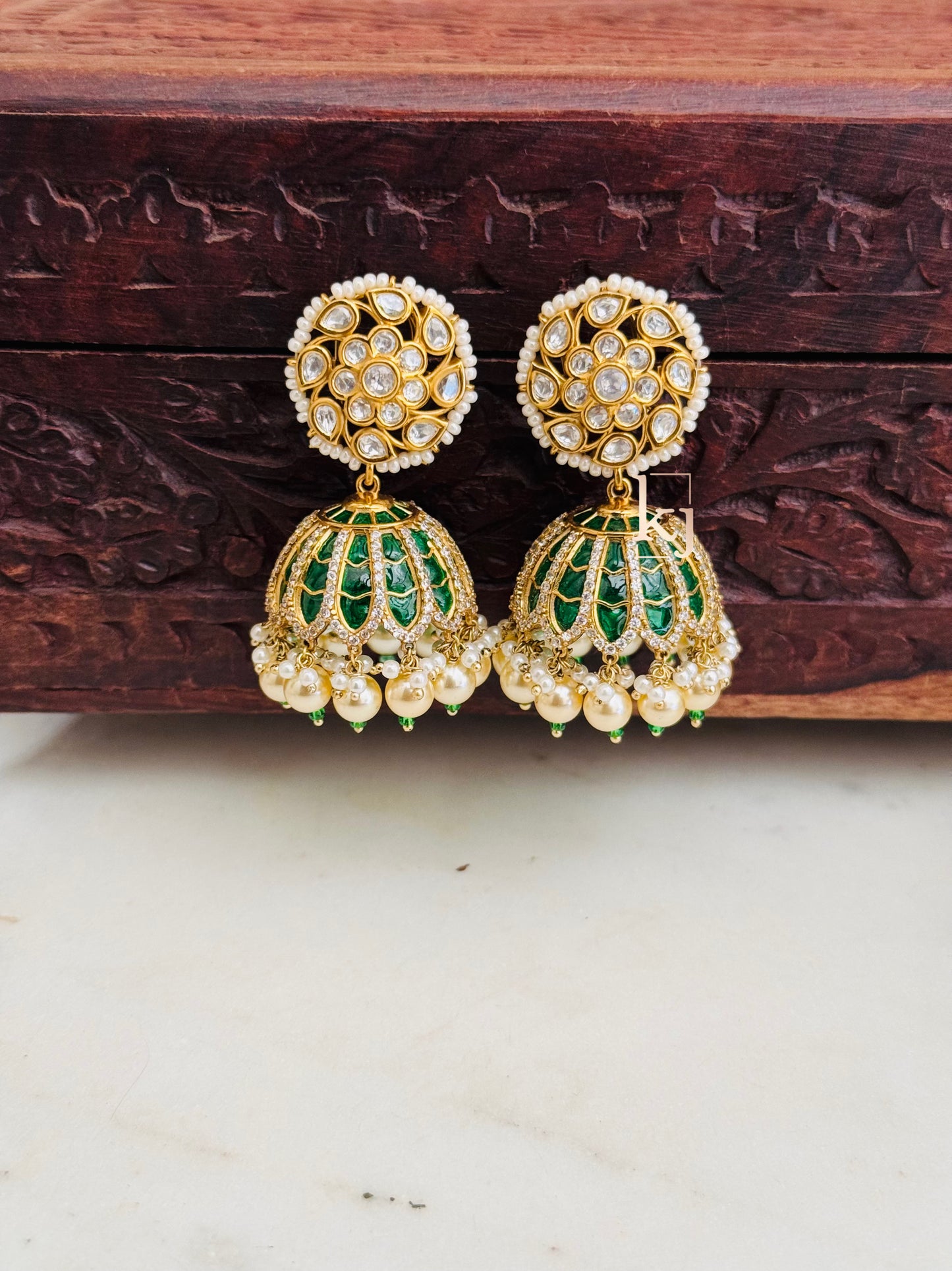 Chand earrings set