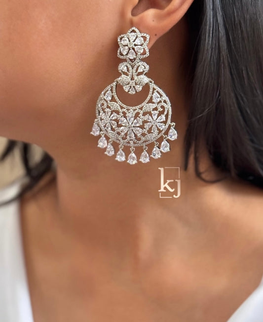 Rebeca Earrings with maang tikka set