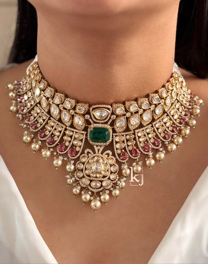 Rosalie bridal choker set
