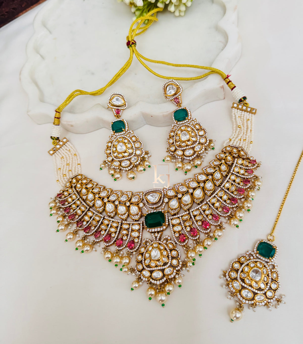 Rosalie bridal choker set