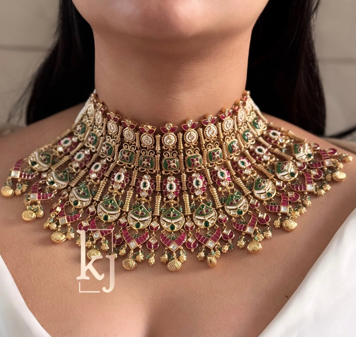 Julia bridal choker set