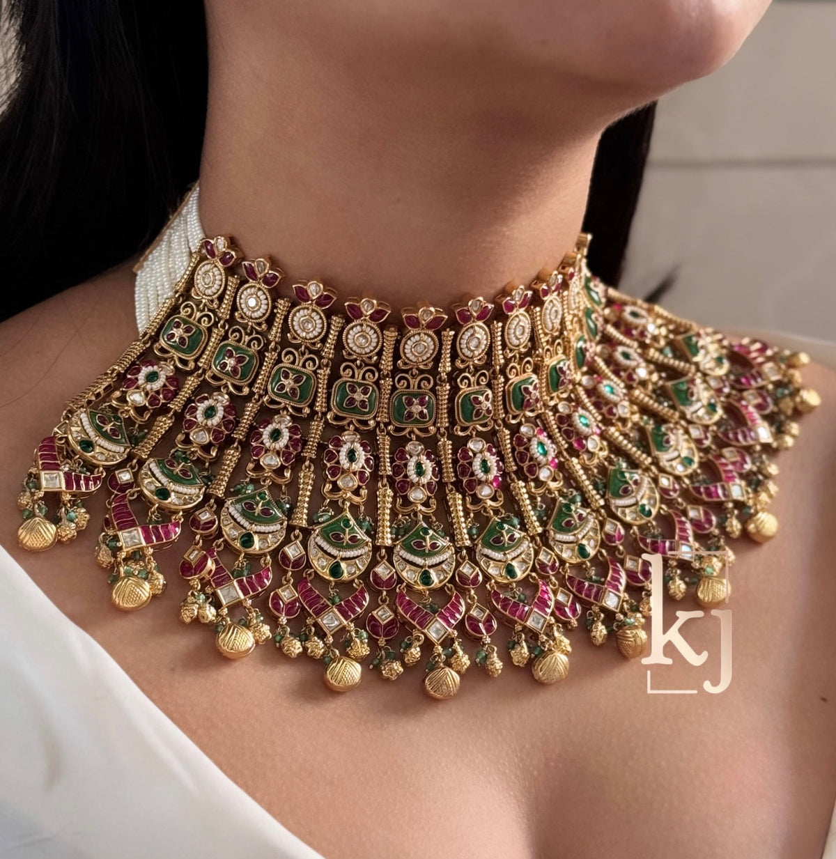 Julia bridal choker set