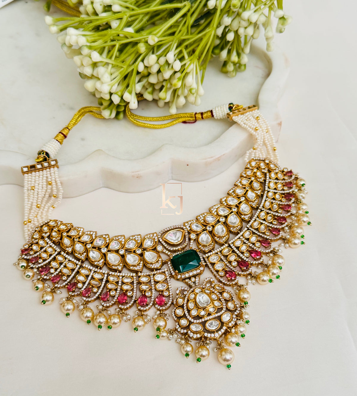 Rosalie bridal choker set