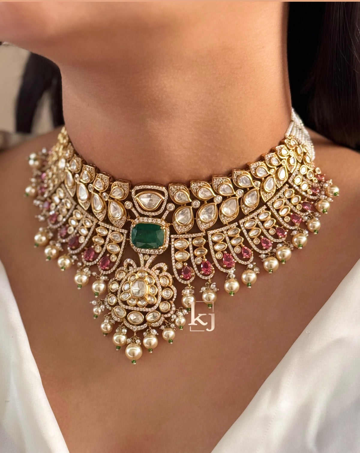 Rosalie bridal choker set