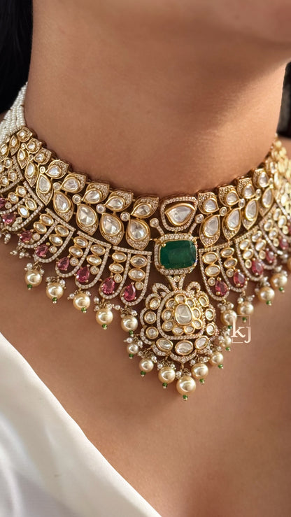 Rosalie bridal choker set